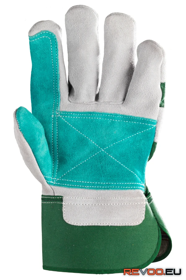 Bőrkesztyű hasíték, dupla bőr tenyér/vászon  Euro Protection MO154 2.