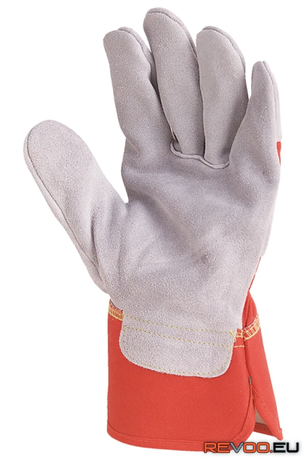 Bőrkesztyű vastag marhahasíték vászon  Euro Protection MO155 2.