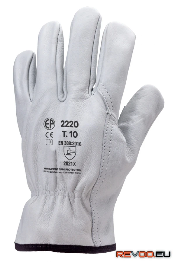 Bőrkesztyű színmarha tenyér és kézhát Euro Protection MO2220 1.