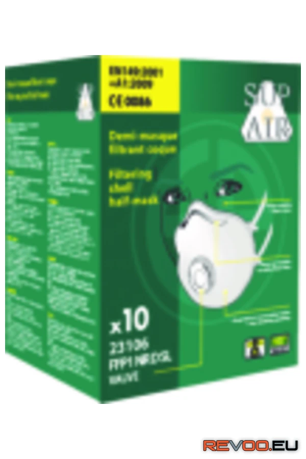 FFP1SL NR D szelepes csésze formájú pormaszk   SupAir MO23106 5.