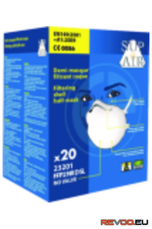 FFP2 SL NR D csésze formájú pormaszk   SupAir MO23201 5.