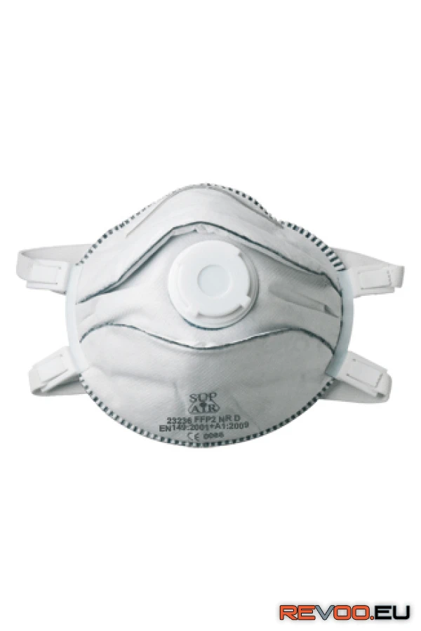 FFP2 SL NR D VO aktívszenes, szelepes pormaszk   SupAir MO23236 2.