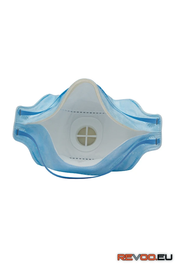 FFP2 NR D hárompaneles, szelepes pormaszk   SupAir MO23285 2.