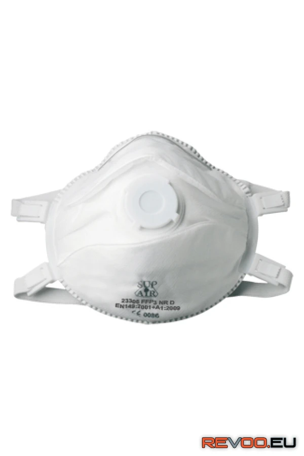 FFP3 SL NR D szelepes csésze formájú pormaszk   SupAir MO23306 2.