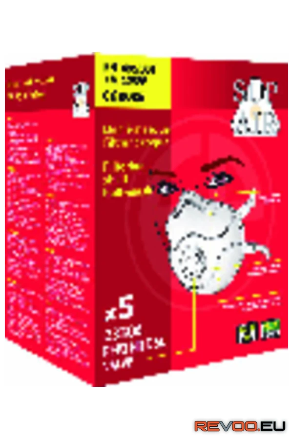 FFP3 SL NR D szelepes csésze formájú pormaszk   SupAir MO23306 5.