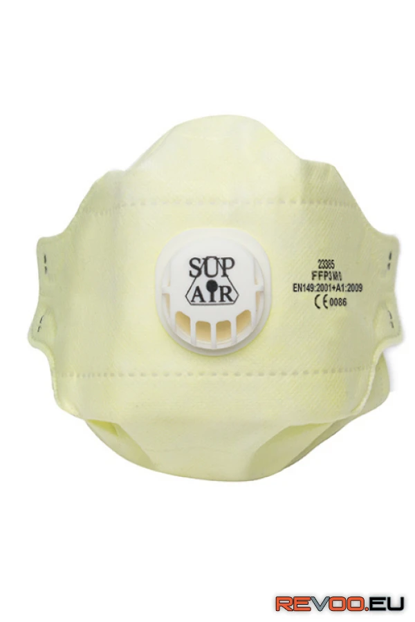 FFP3 NR D hárompaneles, szelepes pormaszk   SupAir MO23385 1.