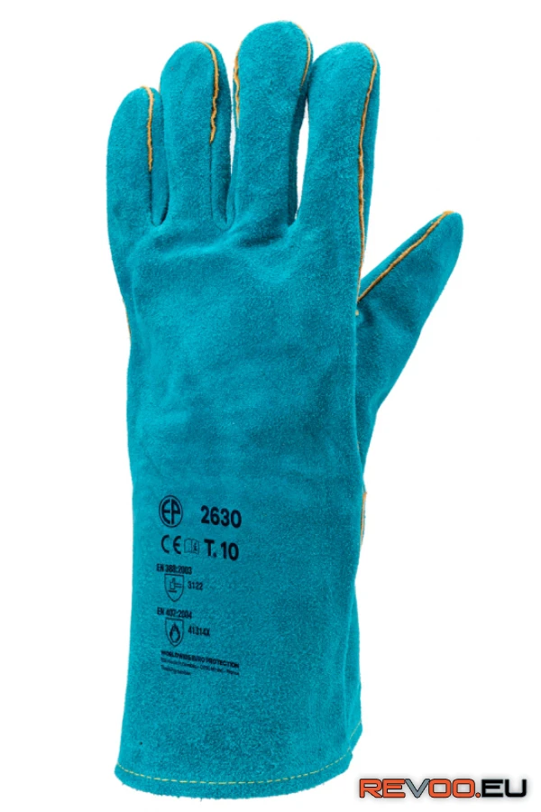 Hegesztőkesztyű marhahasíték, belső pamutbéléssel  Euro Protection MO2630 1.