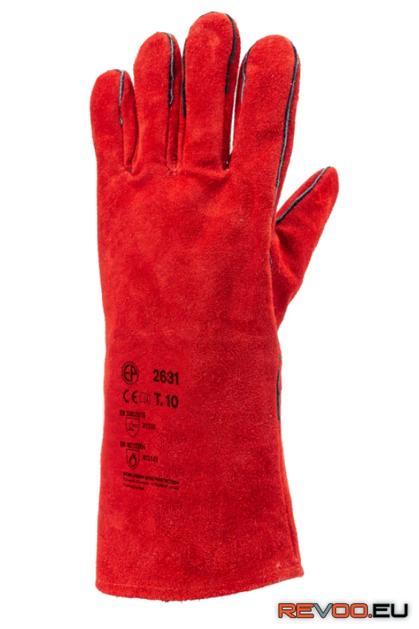 Hegesztőkesztyű  marhahasíték, belső pamutbéléssel   Euro Protection MO2631 1.