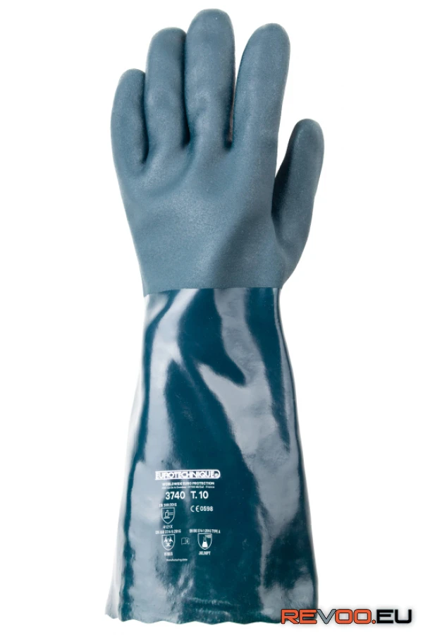 Mártott polimer kesztyű vegyszerálló Euro Protection MO3740 1.