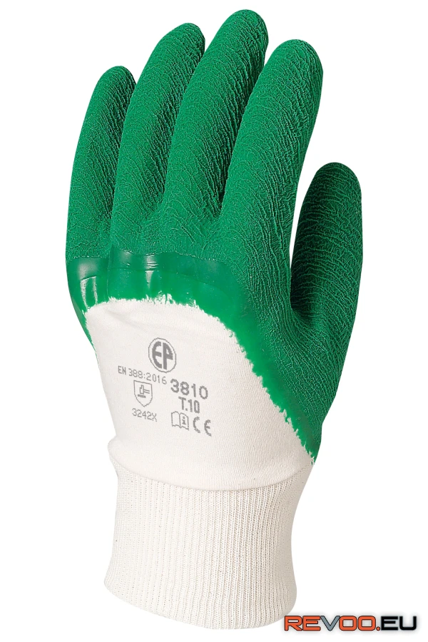 Mártott krepp latex érdes, szellőző kézhát  Euro Protection MO3810 1.