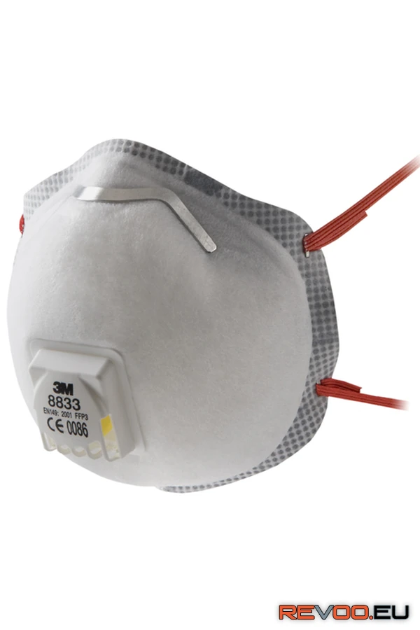 FFP3 R D szelepes pormaszk (10 db) 3M MO3M_8833 1.
