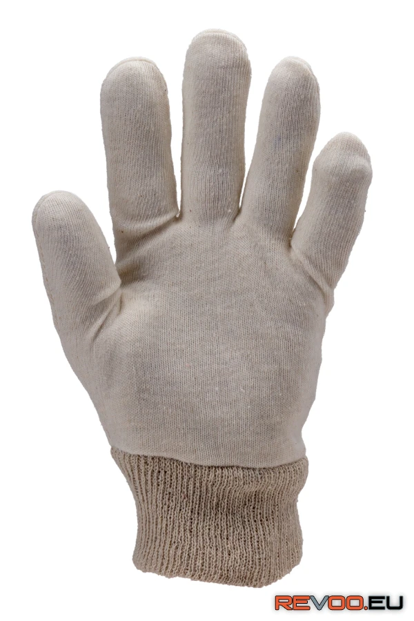 Pamutkesztyű, 30 grammos interlock, mandzsettával  Euro Protection MO4100 2.