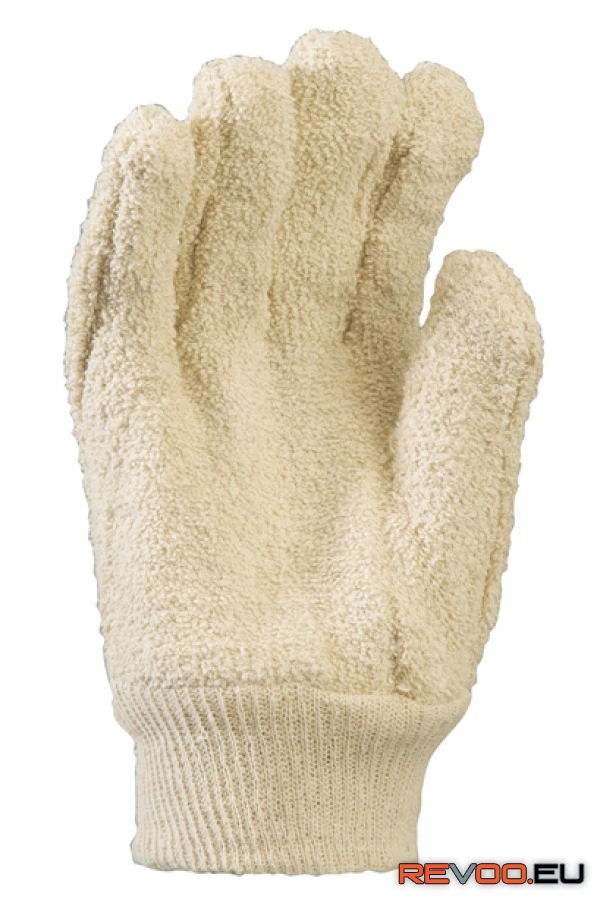 Hurkolt pamutkesztyű, 100 Celsius fokig hőálló, gumizott mandzsetta Euro Protection MO4700 1.