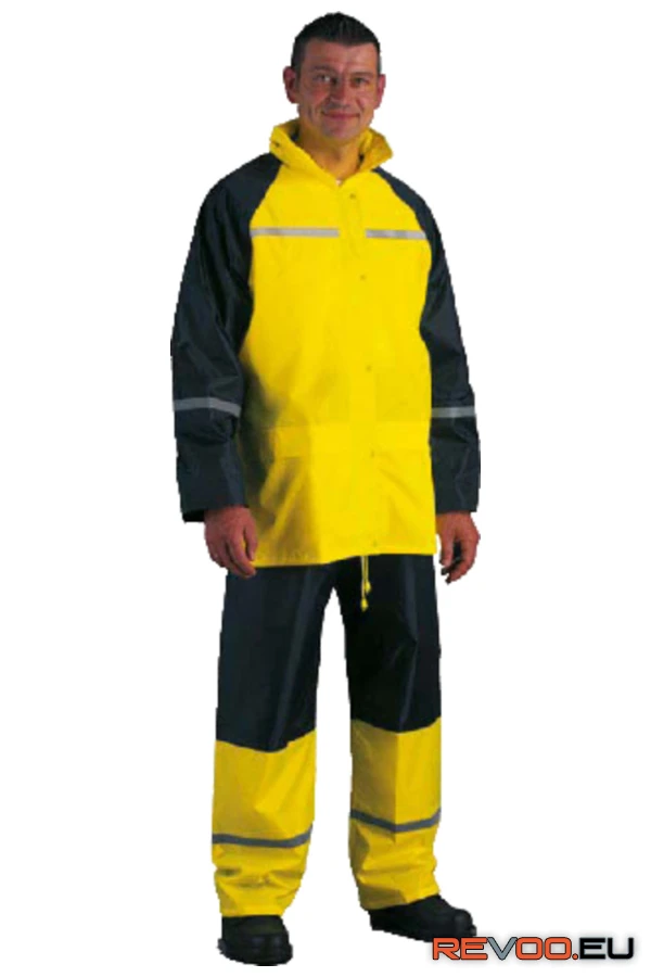 Fluo esőruha fényvisszaverő csíkkal   Coverguard MO50710 1.