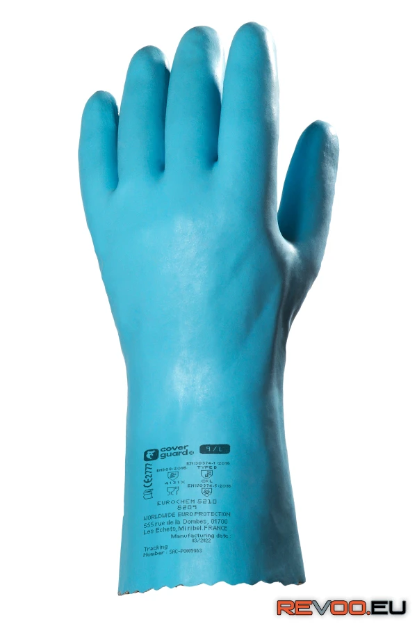 Mártott gumikesztyű, saválló, pamut belső Euro Protection MO5210 1.