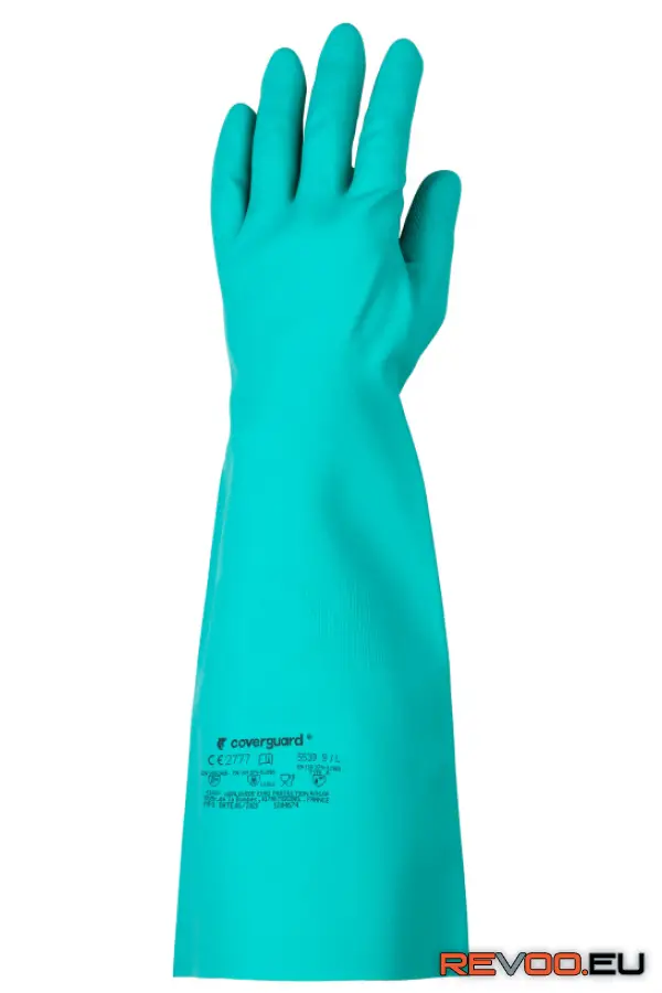 Mártott nitril kesztyű, vegyszerálló  Eurotechnique MO5540 1.