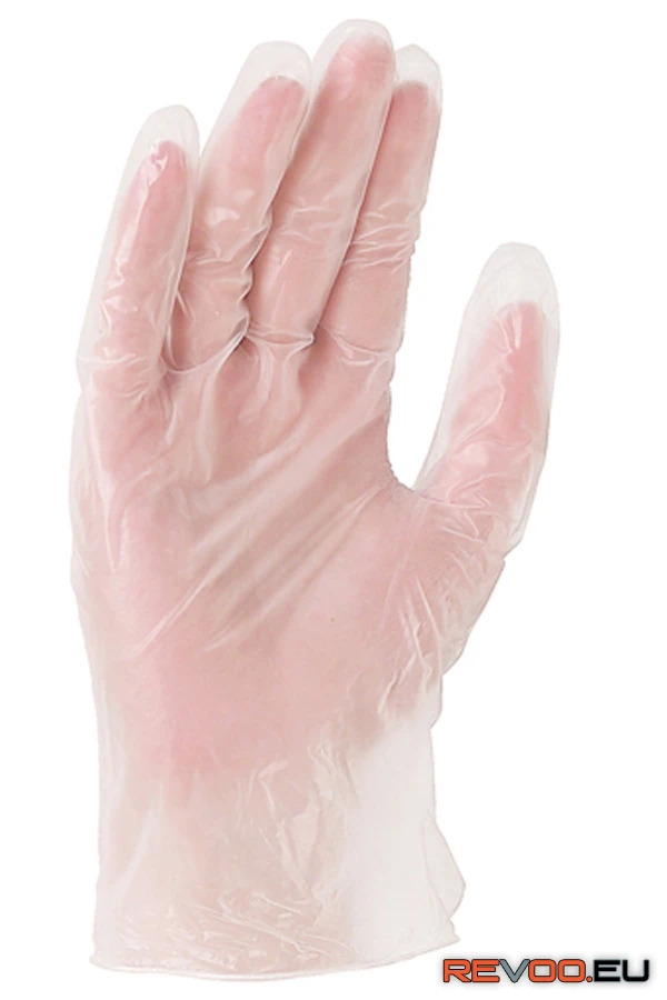 Vinyl púdermentes kesztyű, lúgálló Euro Protection MO5720 1.