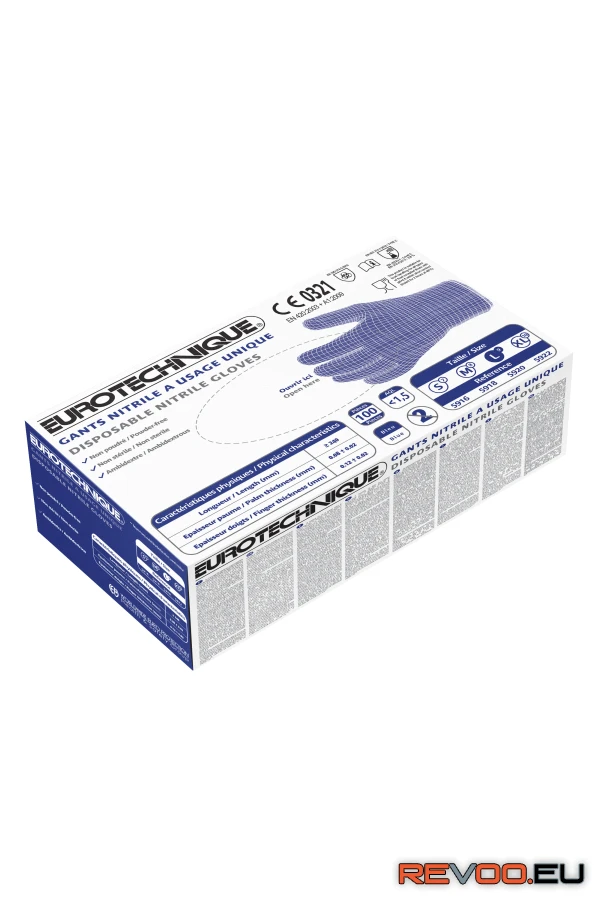 Nitril púdermentes kesztyű Coverguard MO5920 3.