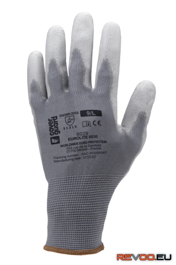 Precíziós PE kesztyű, PU mártott tenyérrel Euro Protection MO6030 1.