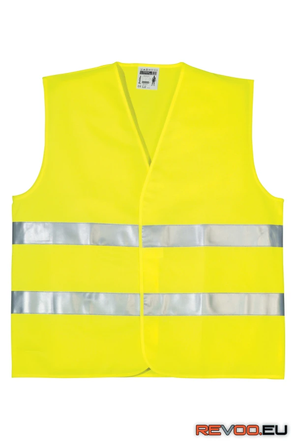 Fluo jól láthatósági mellény 2 keresztcsíkkal   Coverguard MO70200OXF 1.