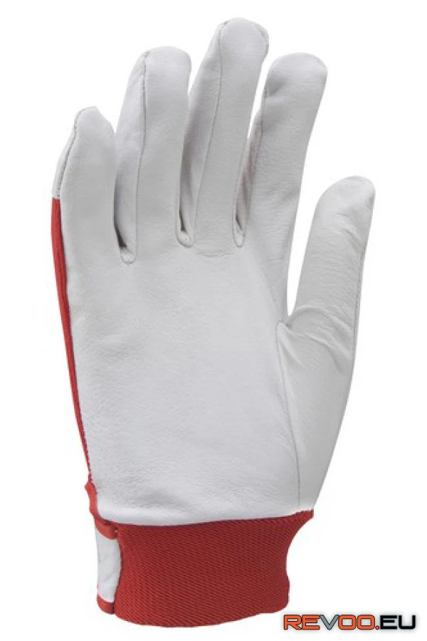 Bőrkesztyű színsertés vászon, tépőzár  Euro Protection MO840 1.