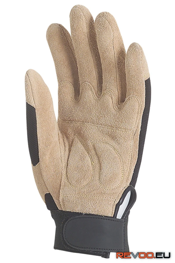 Bőrkesztyű, natúr sertés velúr/PE Euro Protection MO910 2.