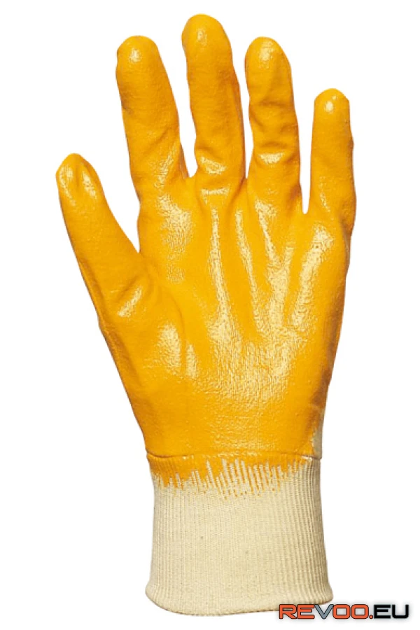 Eurodex tenyéren mártott sárga nitril kesztyű, Actifresh   Euro Protection MO9310 2.