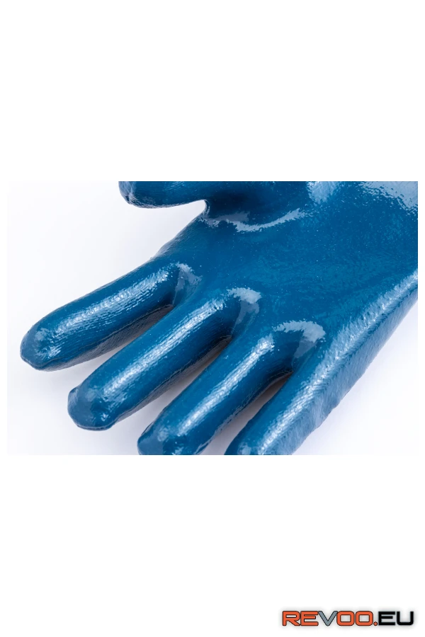 Merev mandzsettás végig mártott nitril kesztyű   Euro Protection MO9620 3.