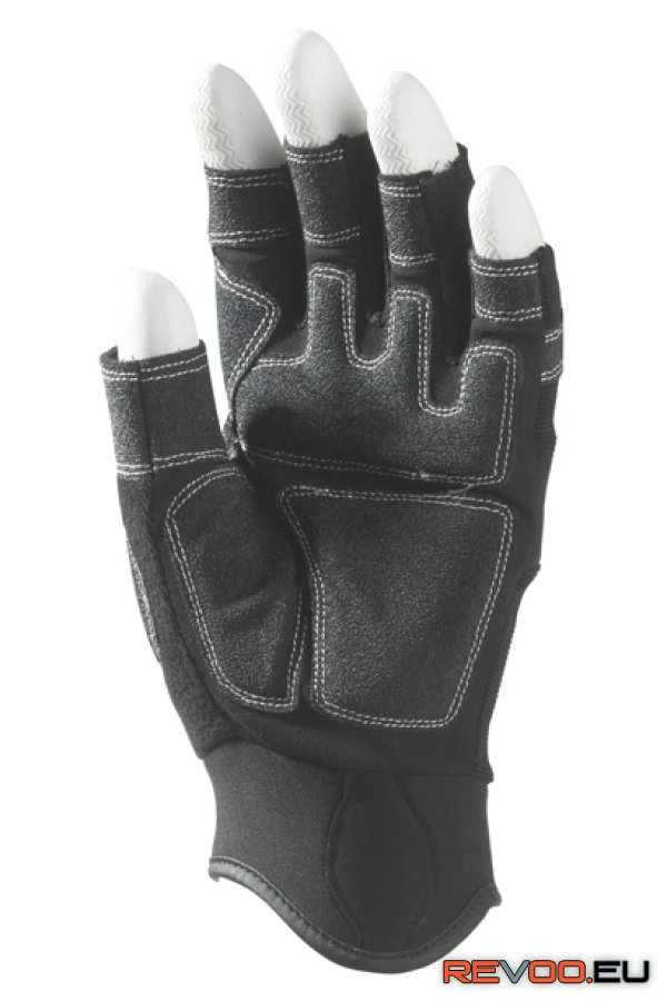 Bőrkesztyű szintetikus sofőr, ujjvég nélkül   Euro Protection MO990 2.