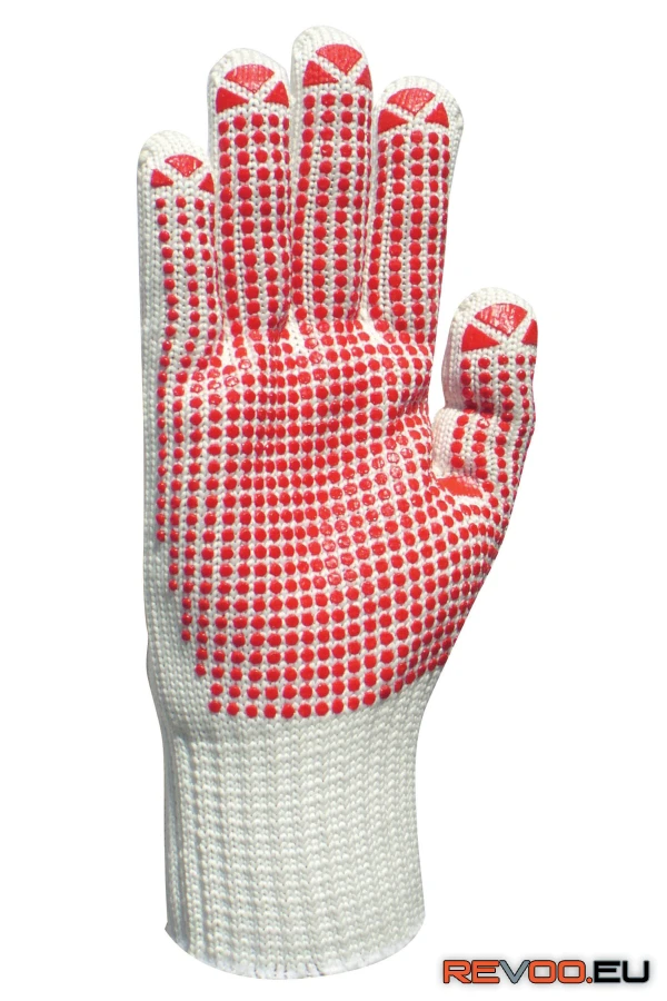 Kötött pöttyös, vastag PA/pamut kesztyű Euro Protection MOGAN4379 1.