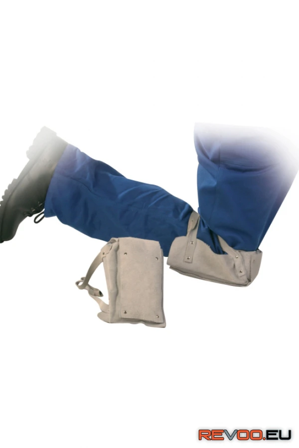 Térdvédő bőrből, szivacsbéléssel, csatos pánttal   Coverguard MOGAN57650 1.