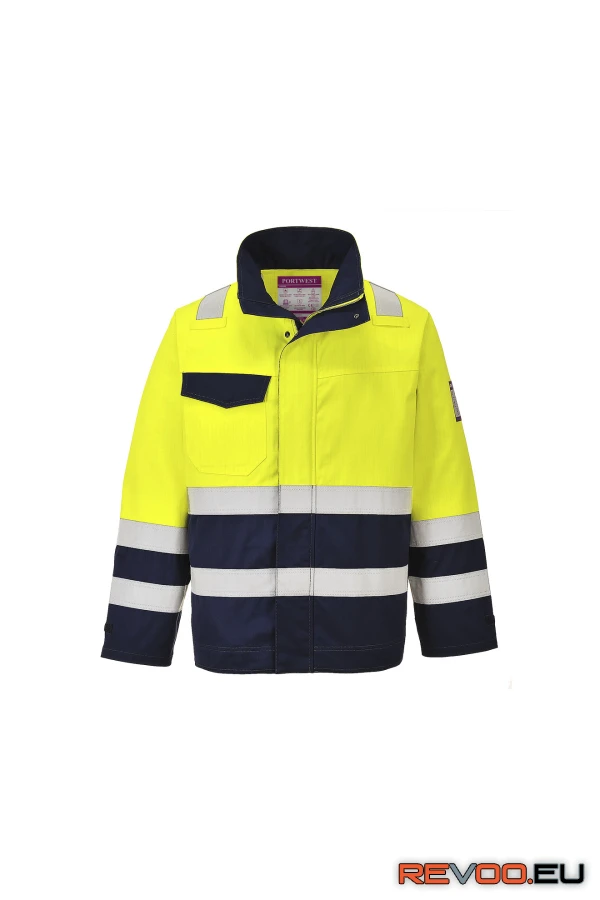 Hi-Vis Modaflame lángálló munkakabát   Portwest MV25 2.