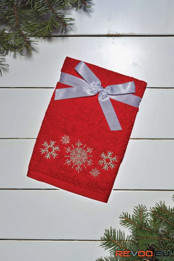 Karácsonyi törölköző - hópelyhek II Olima OLXMAS15 1.
