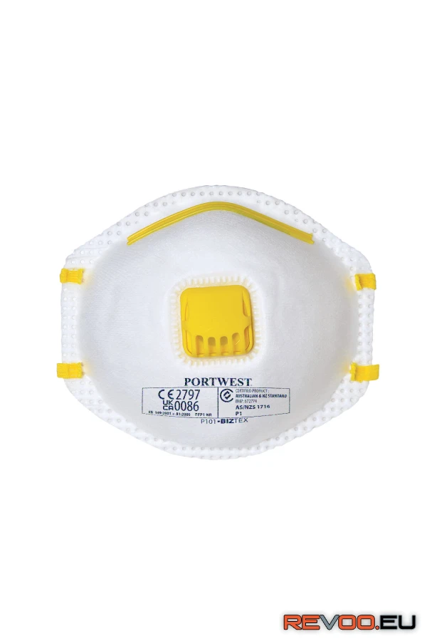 FFP1 NR D szelepes pormaszk   Portwest P101 2.