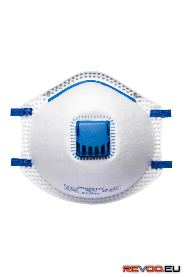 FFP2 NR szelepes pormaszk Portwest P201 1.