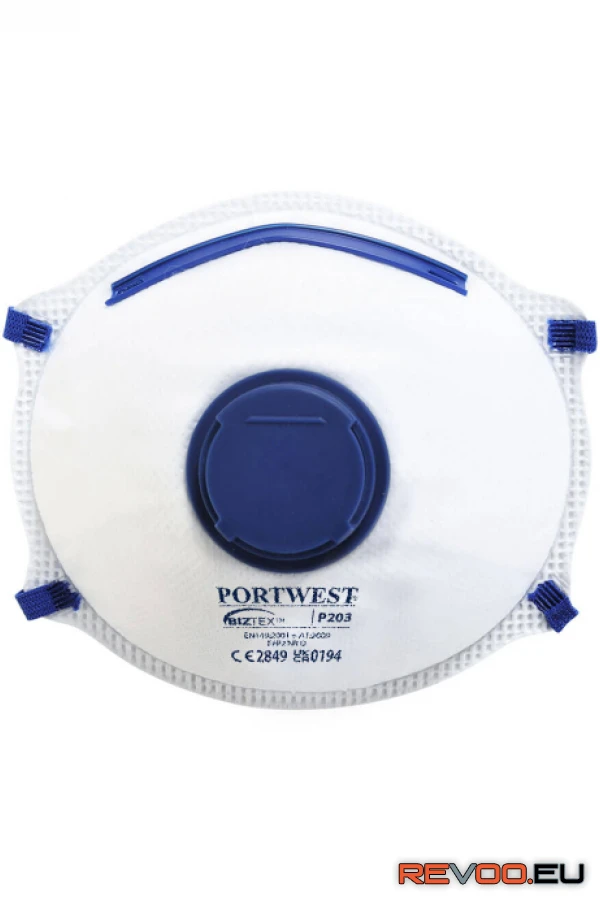 FFP2 NR D szelepes pormaszk   Portwest P203 1.