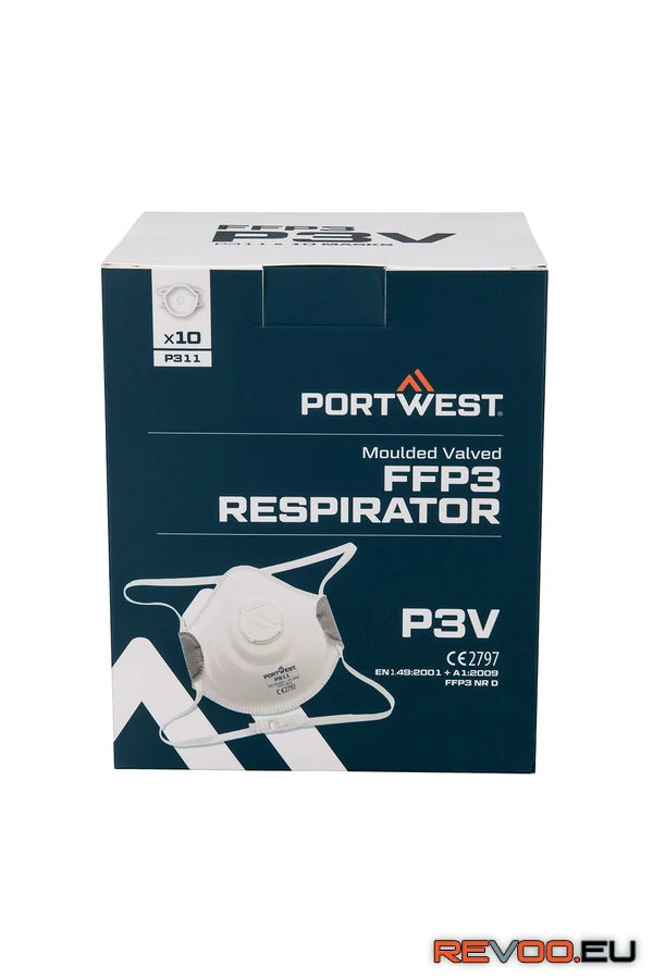 FFP3 NR D szelepes pormaszk Portwest P311 1.