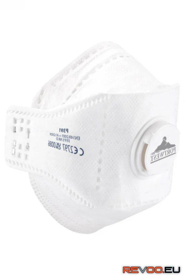 FFP3 NR D szelepes összehajtható pormaszk Eagle Portwest P391 1.