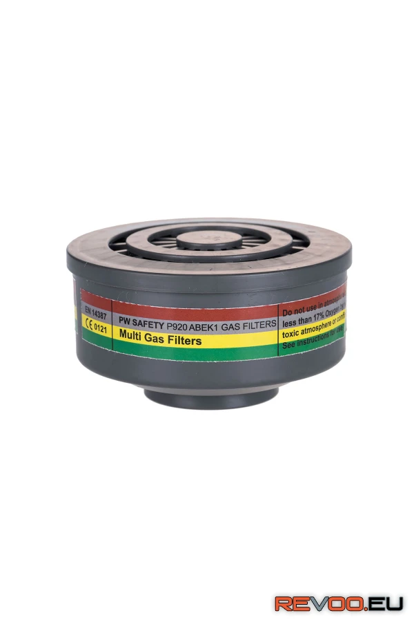 ABEK1 gázszűrőbetét speciális menetes csatlakozással Portwest P920 2.