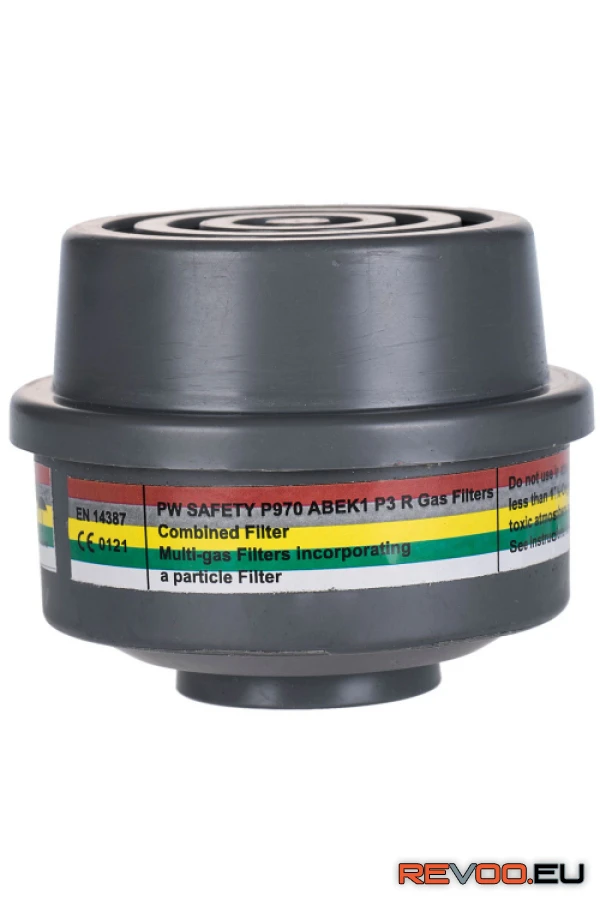 ABEK1 P3 kombinált szűrőbetét speciális menetes csatlakozással   Portwest P970 1.