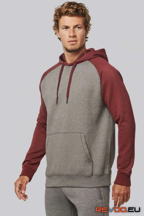 Kétszínű kapucnis pulóver Proact PA369 1.