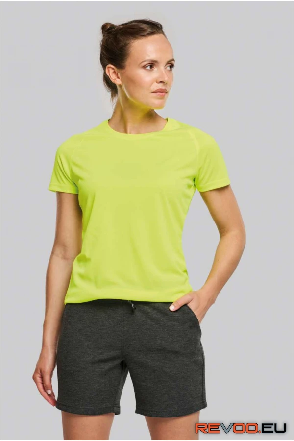 Női újrahasznosított környakas póló   Proact PA4013 1.