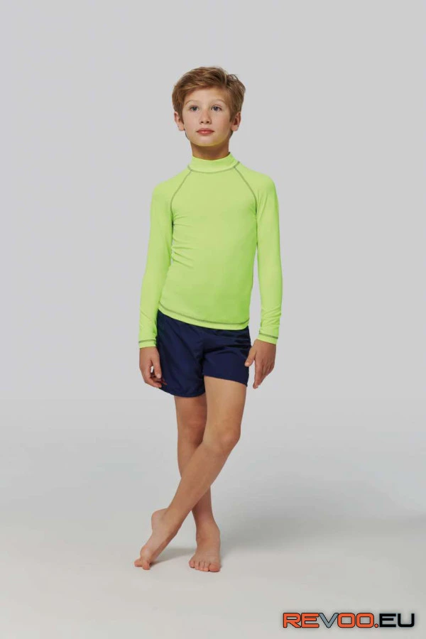 Gyerek technikai hosszú ujjú környakas póló UV védelemmel   Proact PA4018 1.