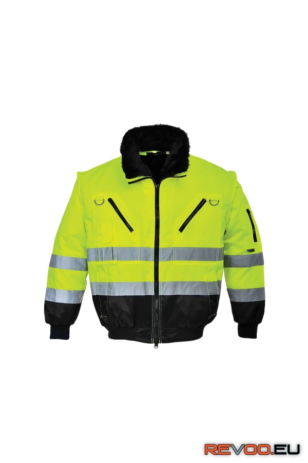 Hi-Vis 3-in-1 Pilóta dzseki   Portwest PJ50 3.