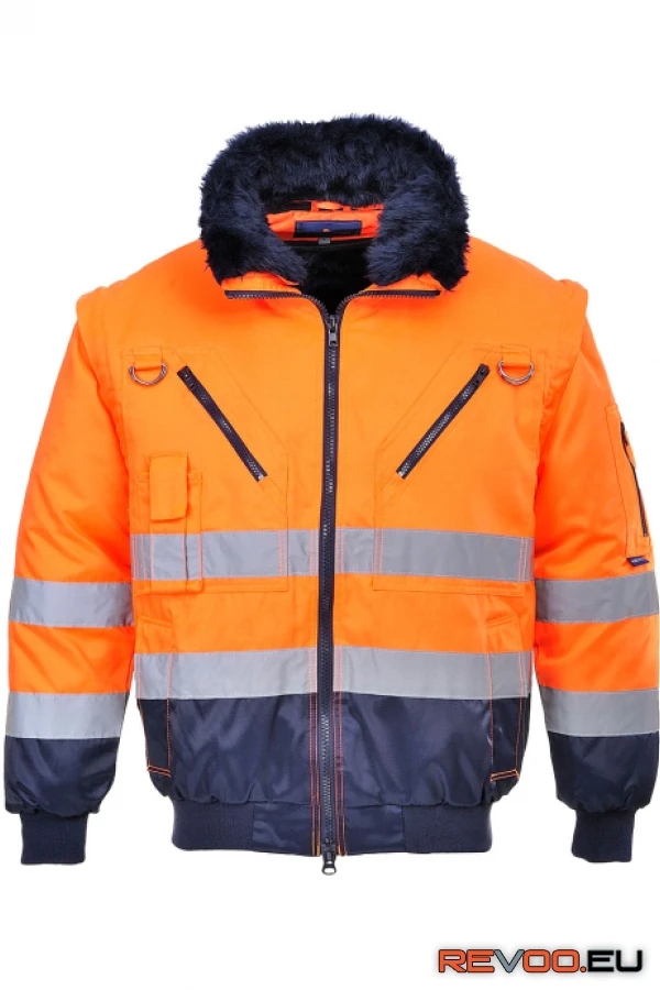 Hi-Vis 3-in-1 Pilóta dzseki   Portwest PJ50 1.
