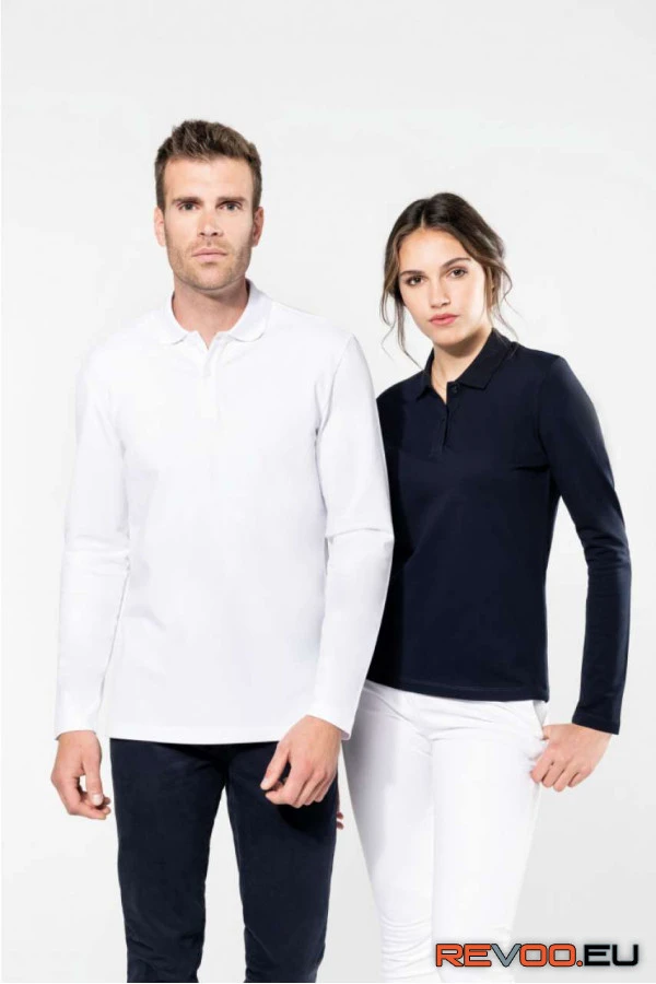 Női hosszú ujjú galléros póló   Kariban Premium PK203 12.