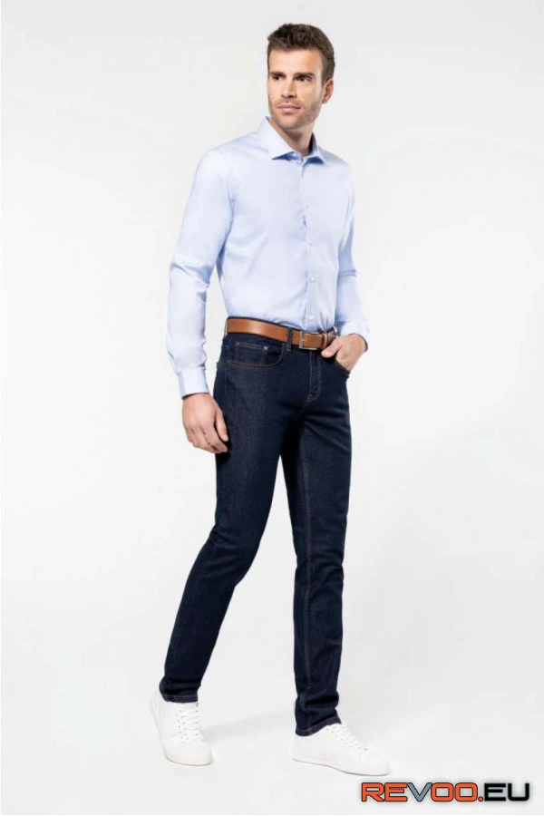 Férfi pinpoint oxford hosszú ujjú ing   Kariban Premium PK502 5.