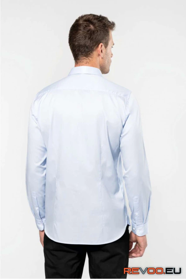 Férfi hosszú ujjú szövet ing Kariban Premium PK506 11.
