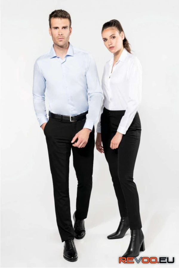 Férfi hosszú ujjú szövet ing Kariban Premium PK506 14.