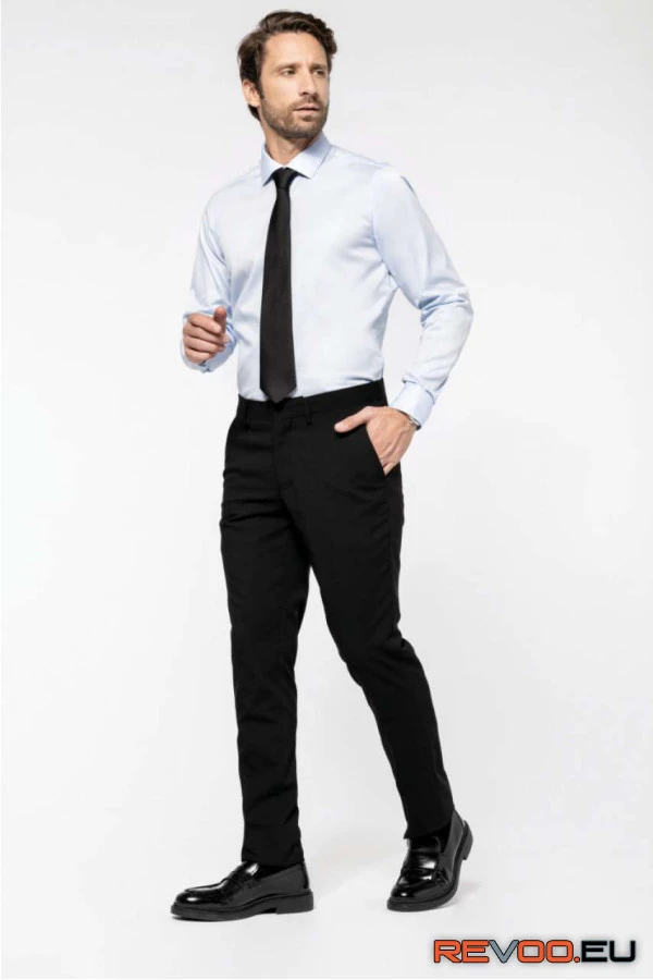 Férfi hosszú ujjú szövet ing Kariban Premium PK506 4.